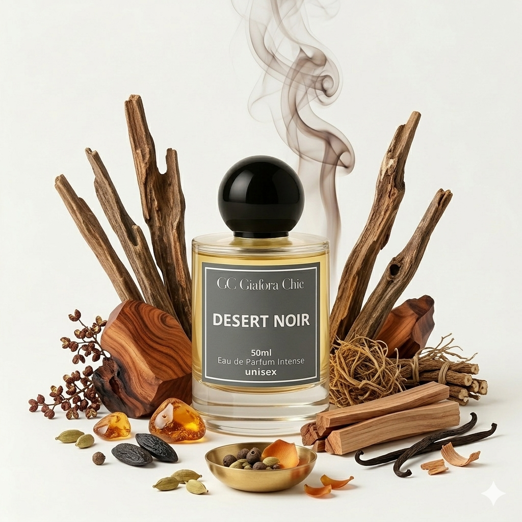Desert Noir – Eau de Parfum Intense Unisex, 50 ml Giafora